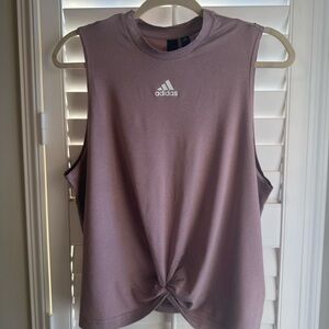 Adidas Women's Dusty Purple Muscle Tee Size XL NWT